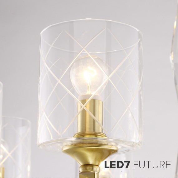 Loft Industry Modern - Ocean Chandelier